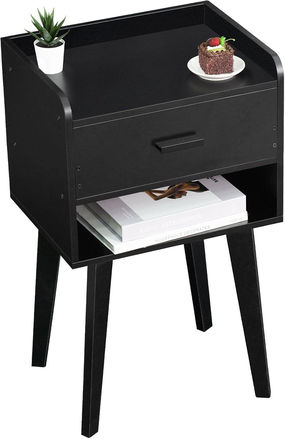 Our Honest Take on the Lerliuo Black Nightstand for Small Spaces