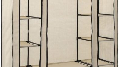 How We Organized Our Space with a Portable Cream Wardrobe