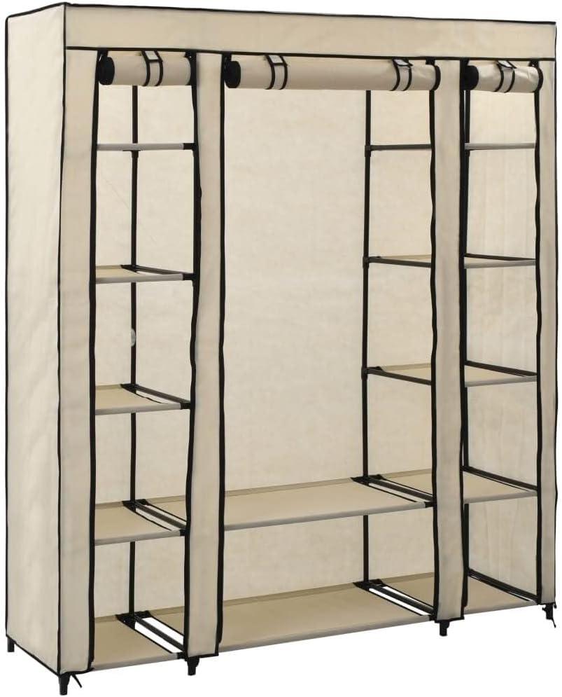 How We Organized Our Space with a Portable Cream Wardrobe
