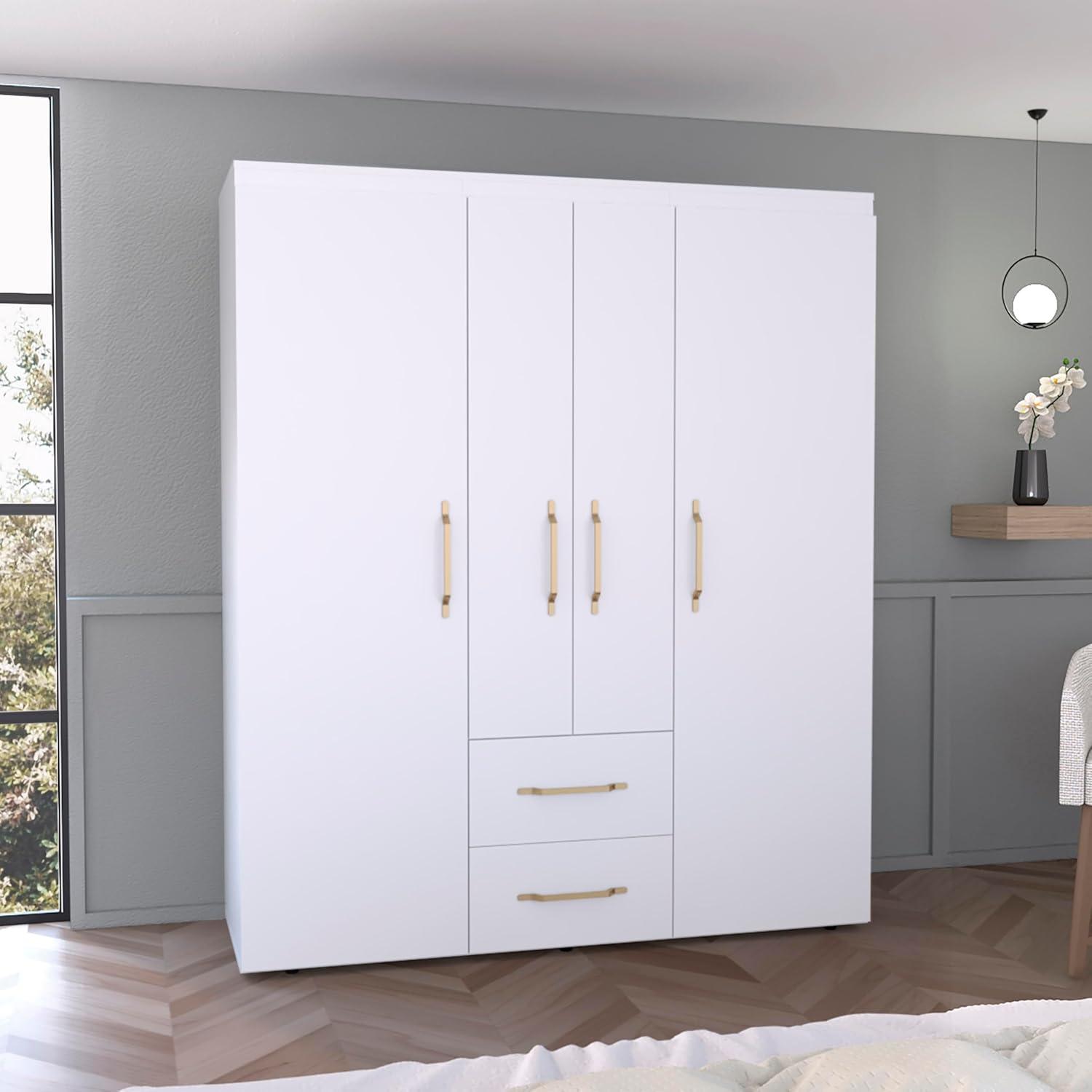 How We Organized Our Space with a Multi-Section Wardrobe