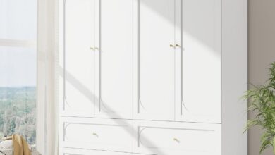 Our Take on the Spacious White Armoire Wardrobe with Drawers