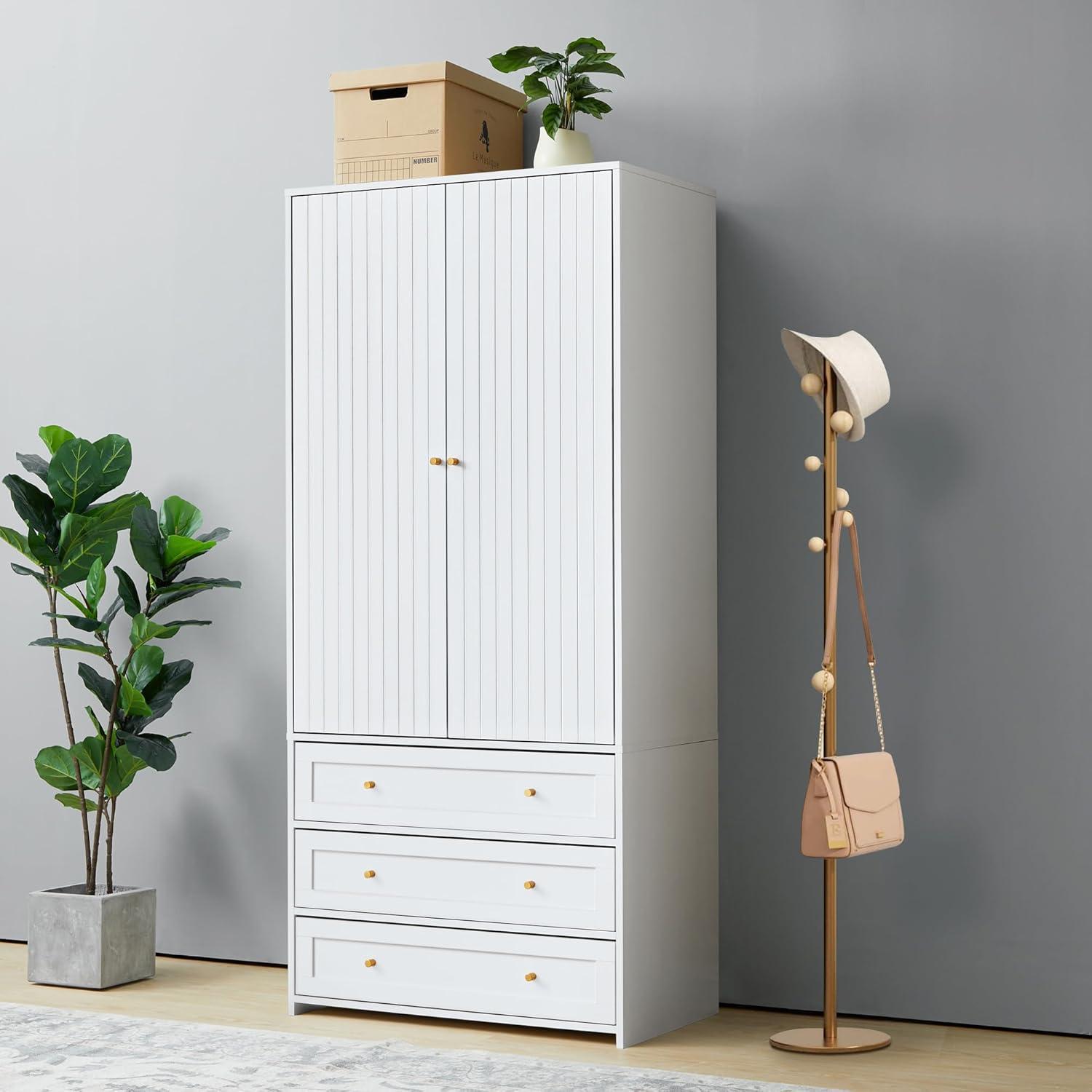 Our Honest Take on the LEVNARY Armoire: Stylish Storage Solution
