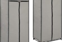 How We Organized Our Space with a Stylish Grey Wardrobe