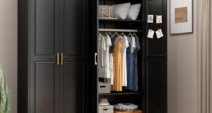 Our Take on the 71″ Metal Armoire: Stylish, Sturdy Storage Solution