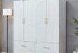 Our Honest Take on the 4-Door White Armoire Wardrobe’s Value
