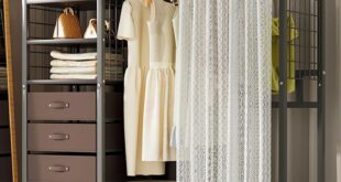 How We Organized Our Space with a Portable Rolling Wardrobe