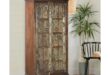 Our Take on the Distressed Blue Teak Wood Antique Armoire