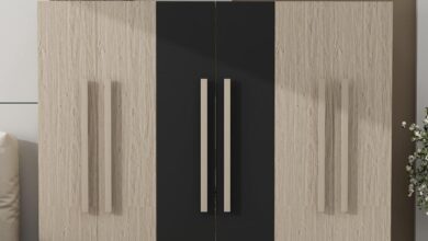 How We Organize with the Simple Wardrobe 6-Door Closet