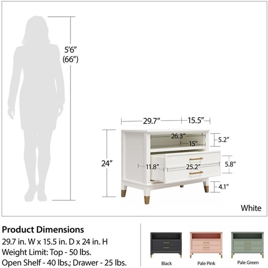 Our take on the CosmoLiving Westerleigh Nightstand: Stylish & Spacious
