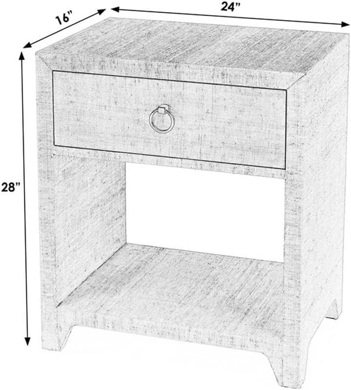 why We Love the ASOS Raffia Nightstand: Natural⁣ Charm & Function