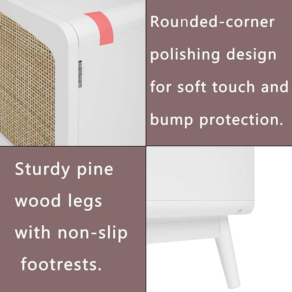 Why We Love Our Modern White Nightstand: Stylish, Sturdy & Safe