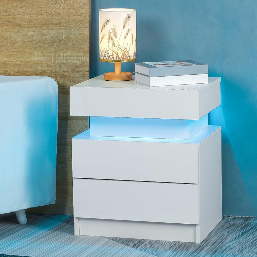 Why We Love the CuisinSmart LED Nightstand's style & Storage