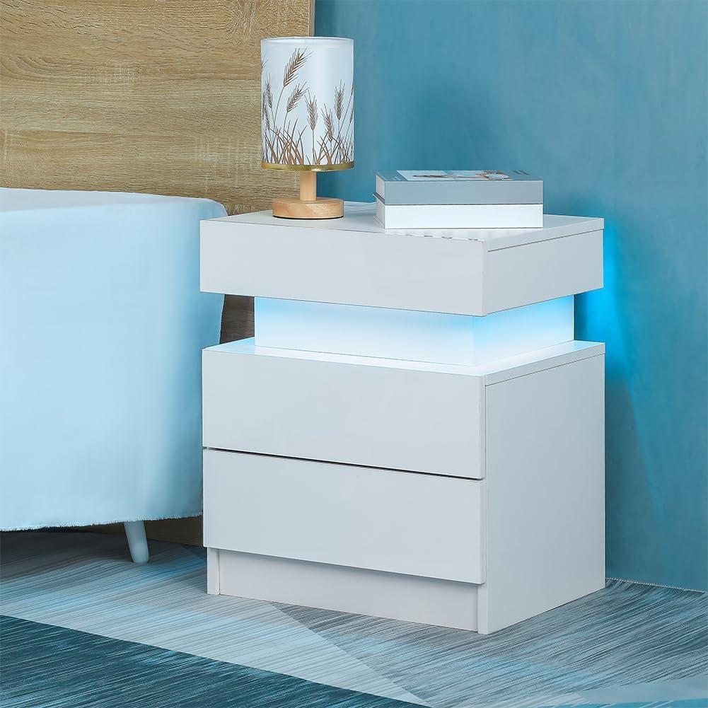 Why We Love the CuisinSmart LED Nightstand's Style & Storage