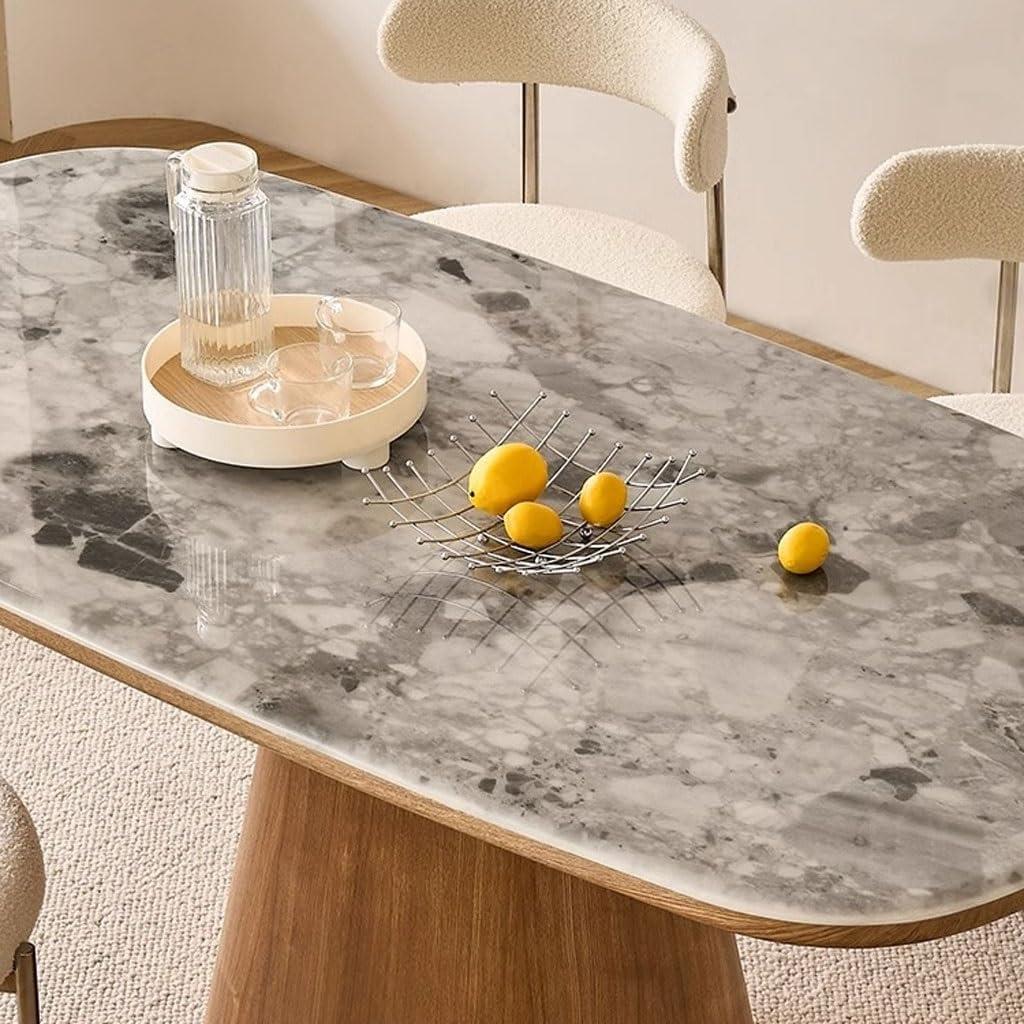 Our Review: Versatile Solid Wood &⁣ Marble ​Dining Table⁣ Delight