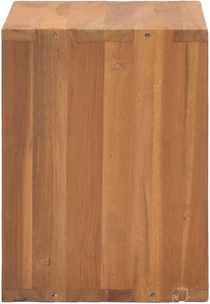 Our Review: Durable & Stylish Solid Teak Bedside Cabinet Cube