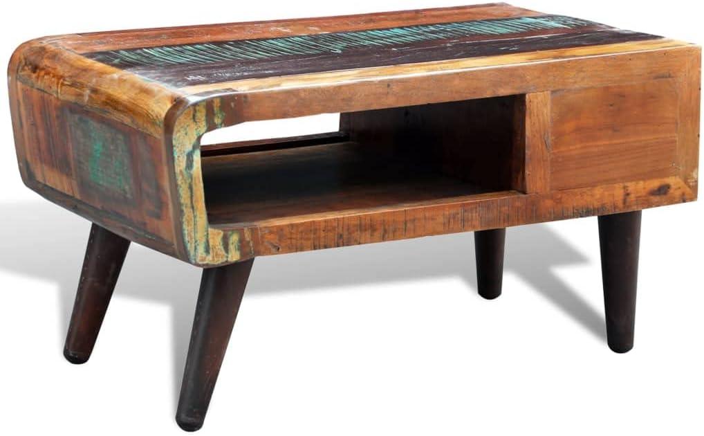 Why‌ We Love vidaXL's Handmade antique Coffee Table: A Rustic Charm