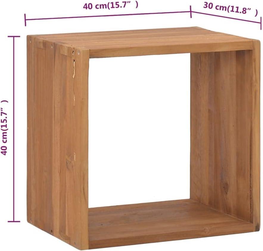 Our ‌Review: Durable & Stylish Solid Teak Bedside Cabinet Cube