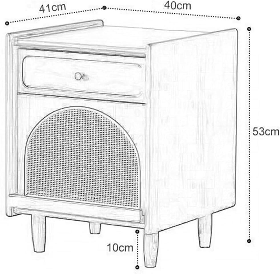 How We Loved the LAJUU Retro Nightstand: Stylish & Functional
