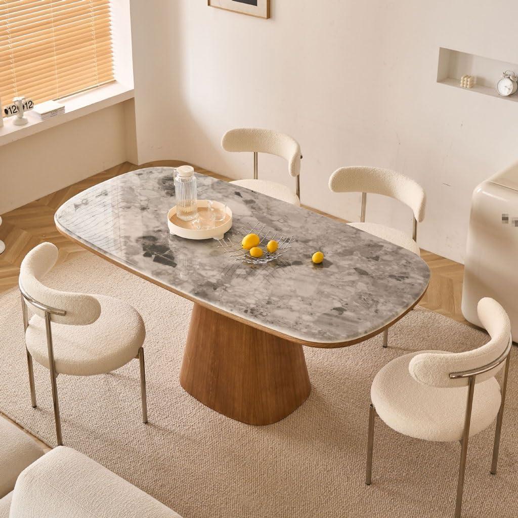 Our‍ Review: Versatile ‌Solid Wood & Marble Dining Table Delight