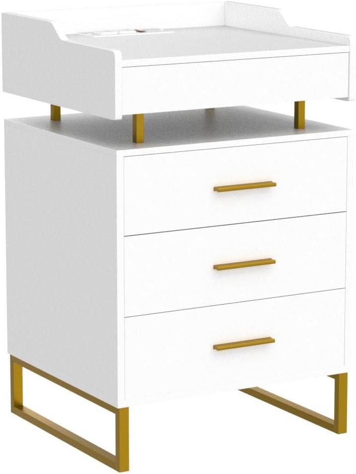 Our Honest Take on the LED Nightstand ⁣with Charging & Storage