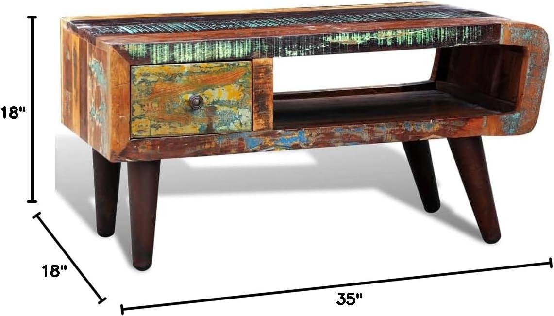 Why We‍ Love vidaXL's Handmade Antique Coffee Table: A ⁤Rustic Charm
