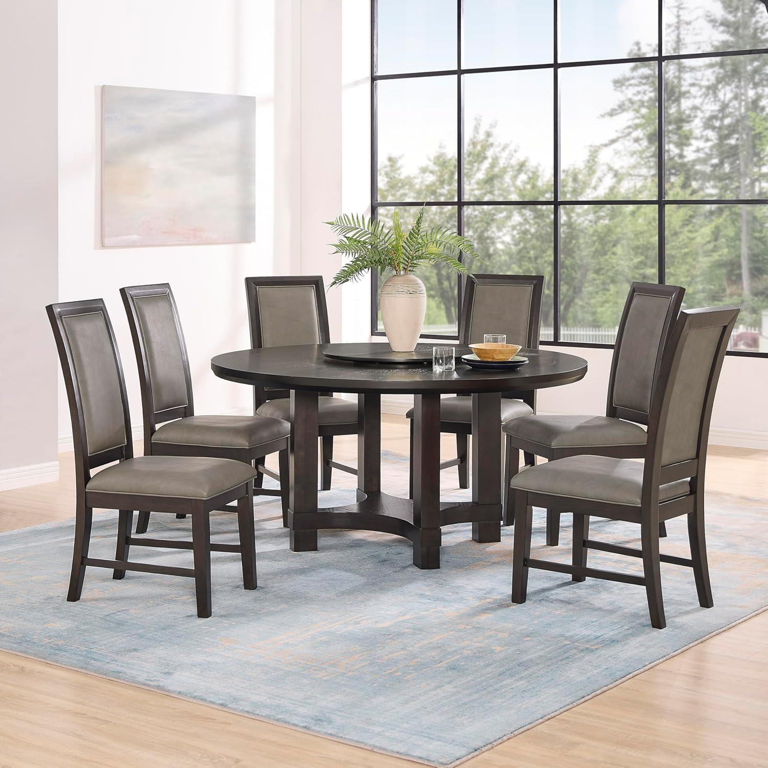 Gather 'Round: Our Take on the Lazy Susan Dining Table for Six