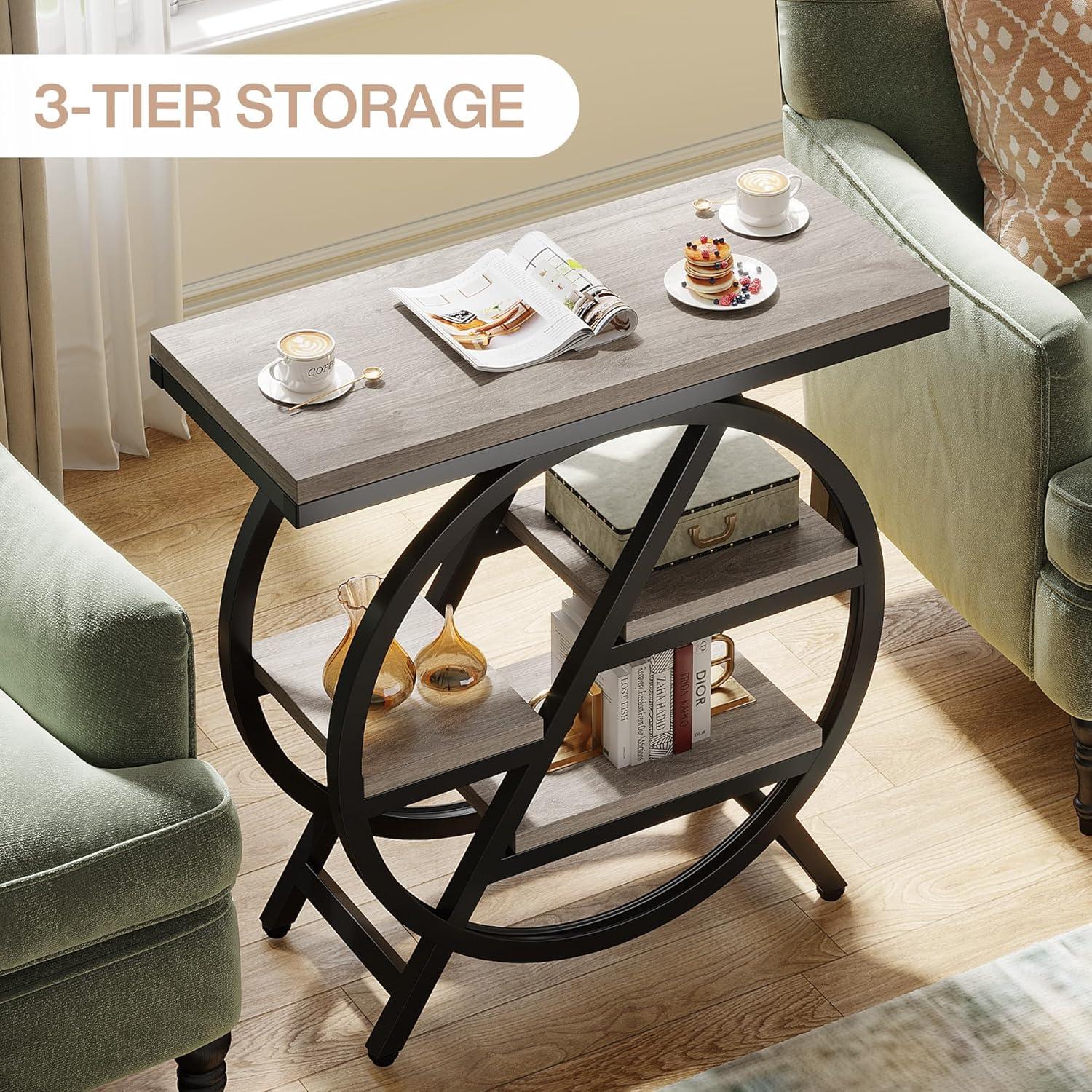 Why We Love ⁣LITTLE TREE's 4-Tier Narrow End Tables together