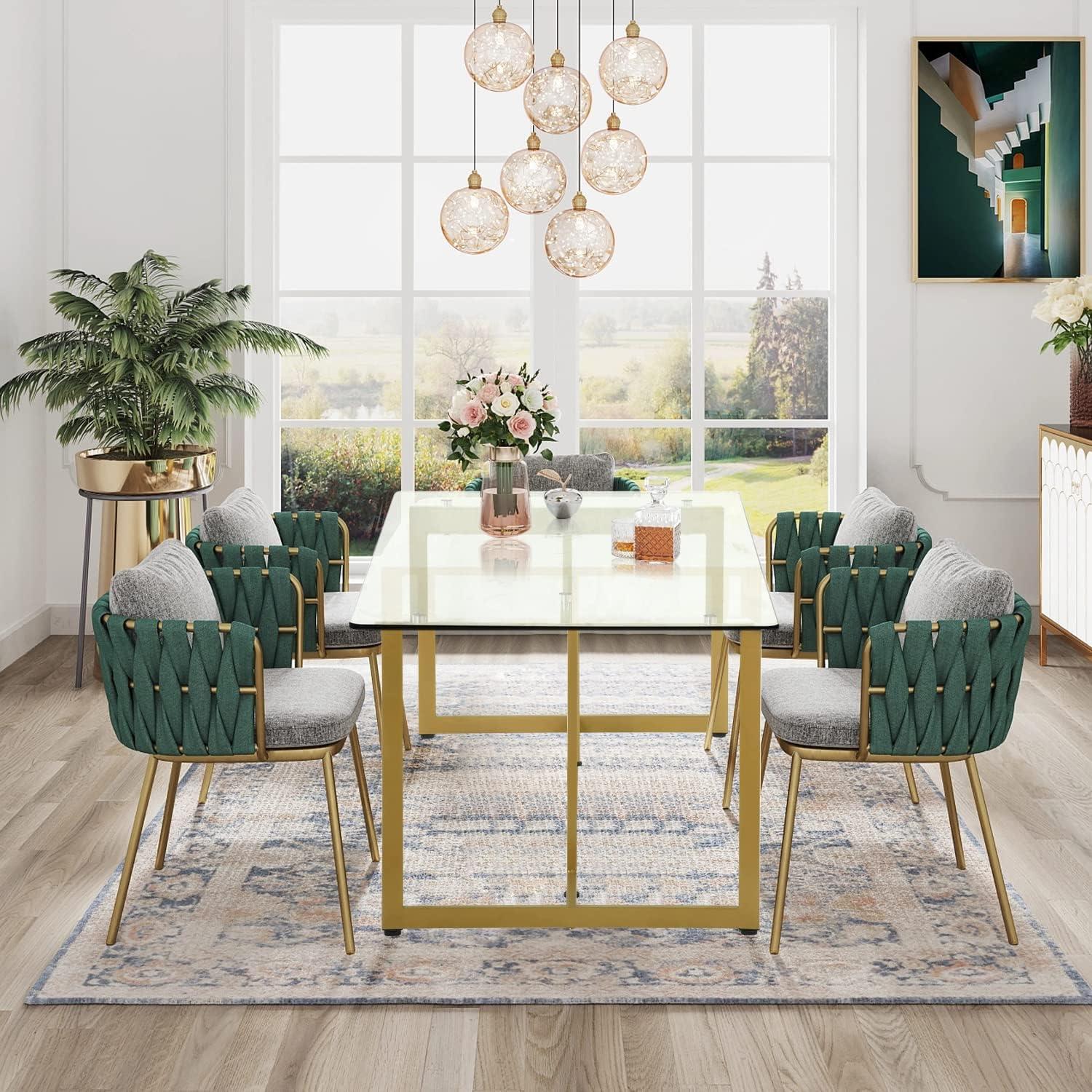 Our Take on the FurnitureR Glass Dining Table's ‌Stylish ​Strength
