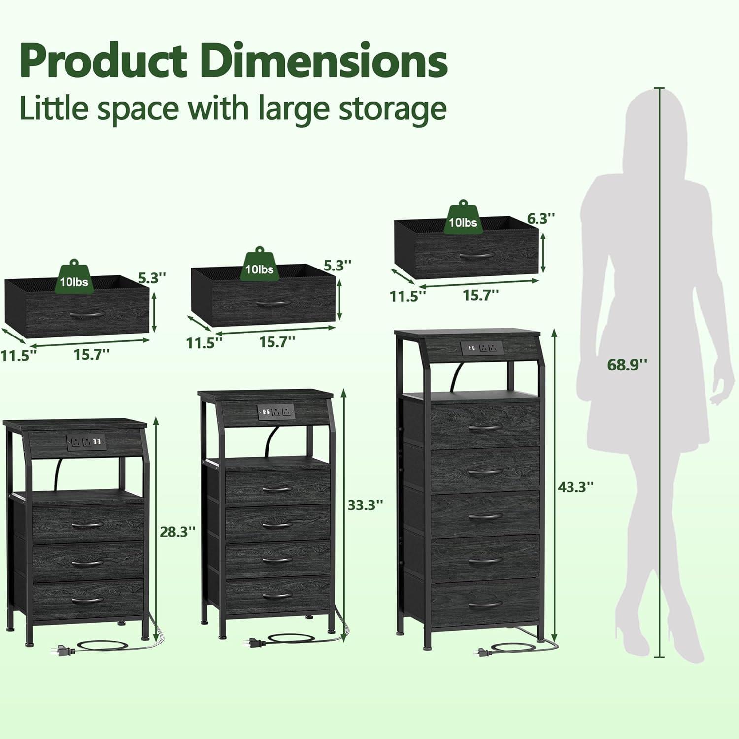 How We Loved Furnulem's Versatile Night Stand Set for Every room