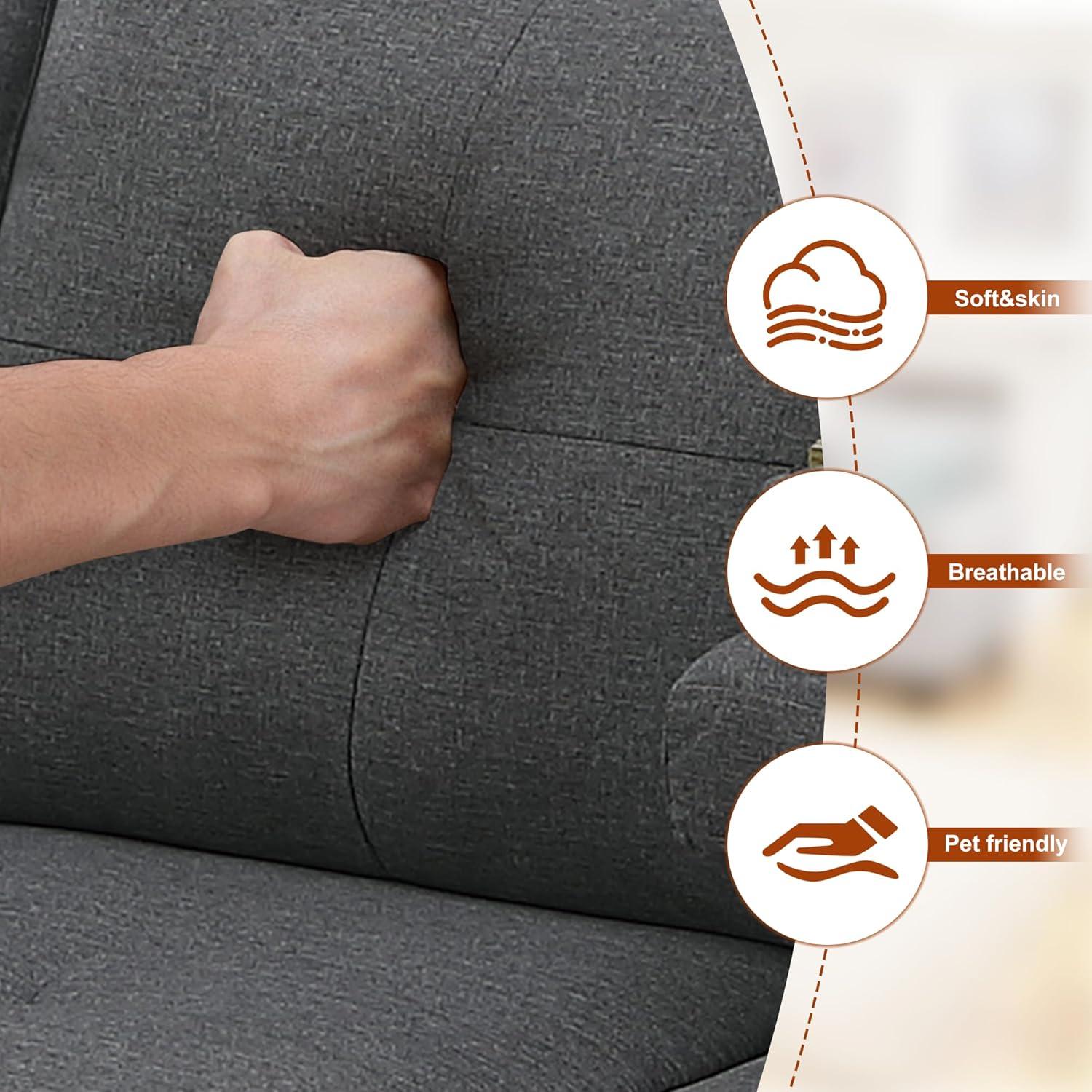 Our Take on the Lyngins Linen Sectional Sofa: Comfort & Storage