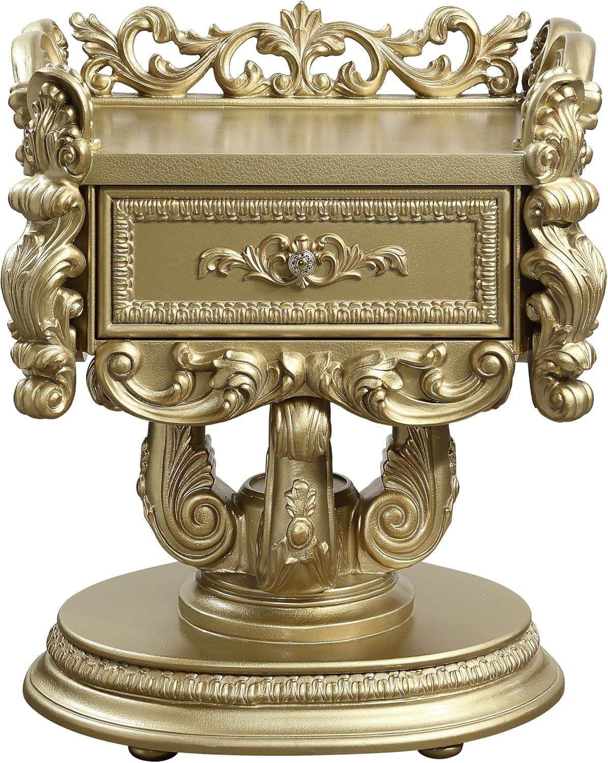 Why⁤ We love Our gold Finish ⁤MDF Resin⁣ Nightstand: Stylish​ & ‍Functional