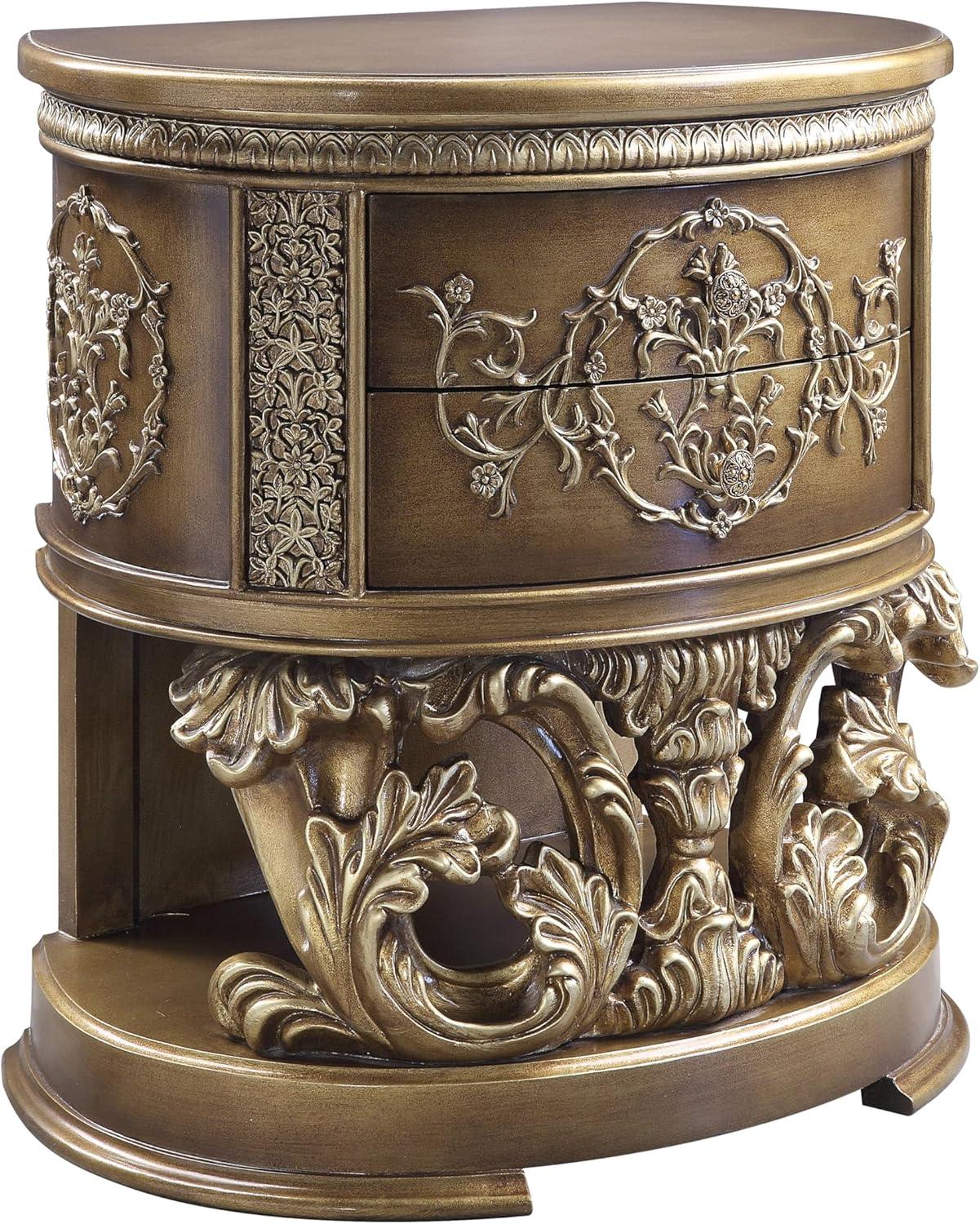 Our Take on the Elegant⁣ Brown &‌ Gold Nightstand: Cozy and Sleek