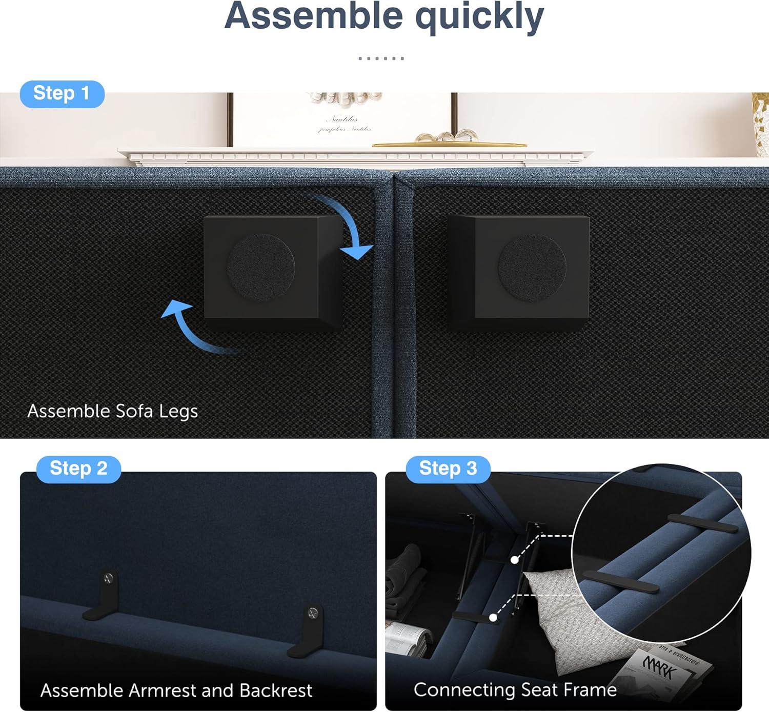 How We Made Space ‌Stylish‍ with HONBAY's Velvet Modular Sofa