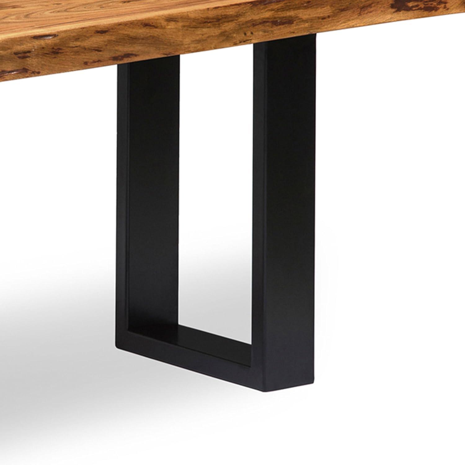 Our Take on the Alpine Live Edge Acacia Wood Bench: Rustic & Reliable