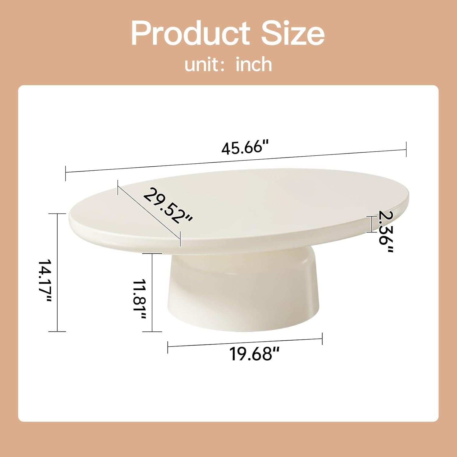 Why We⁣ Love ‍our Cream White Oval Coffee Table: Stylish & Sturdy