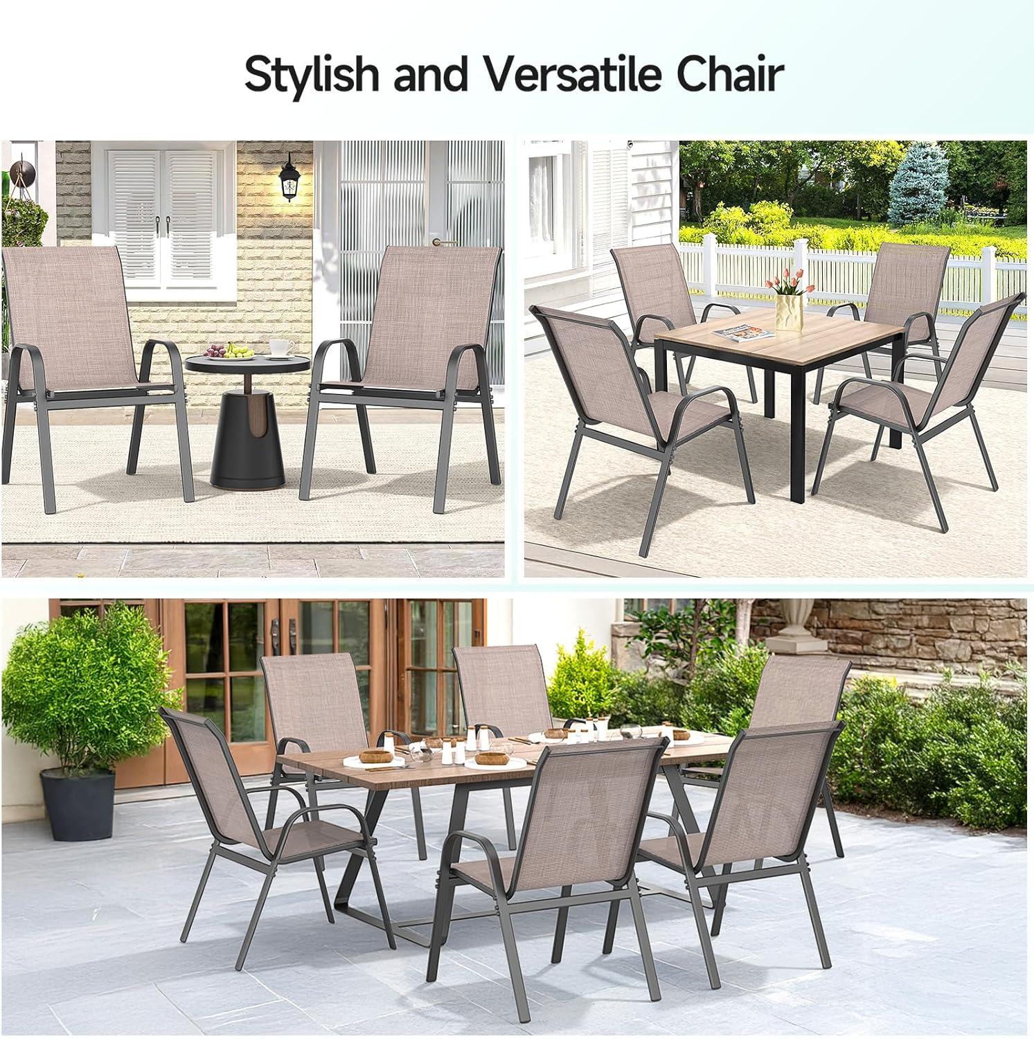 Our Honest Take: Stylish & Sturdy Patio chairs Set of 6 Review