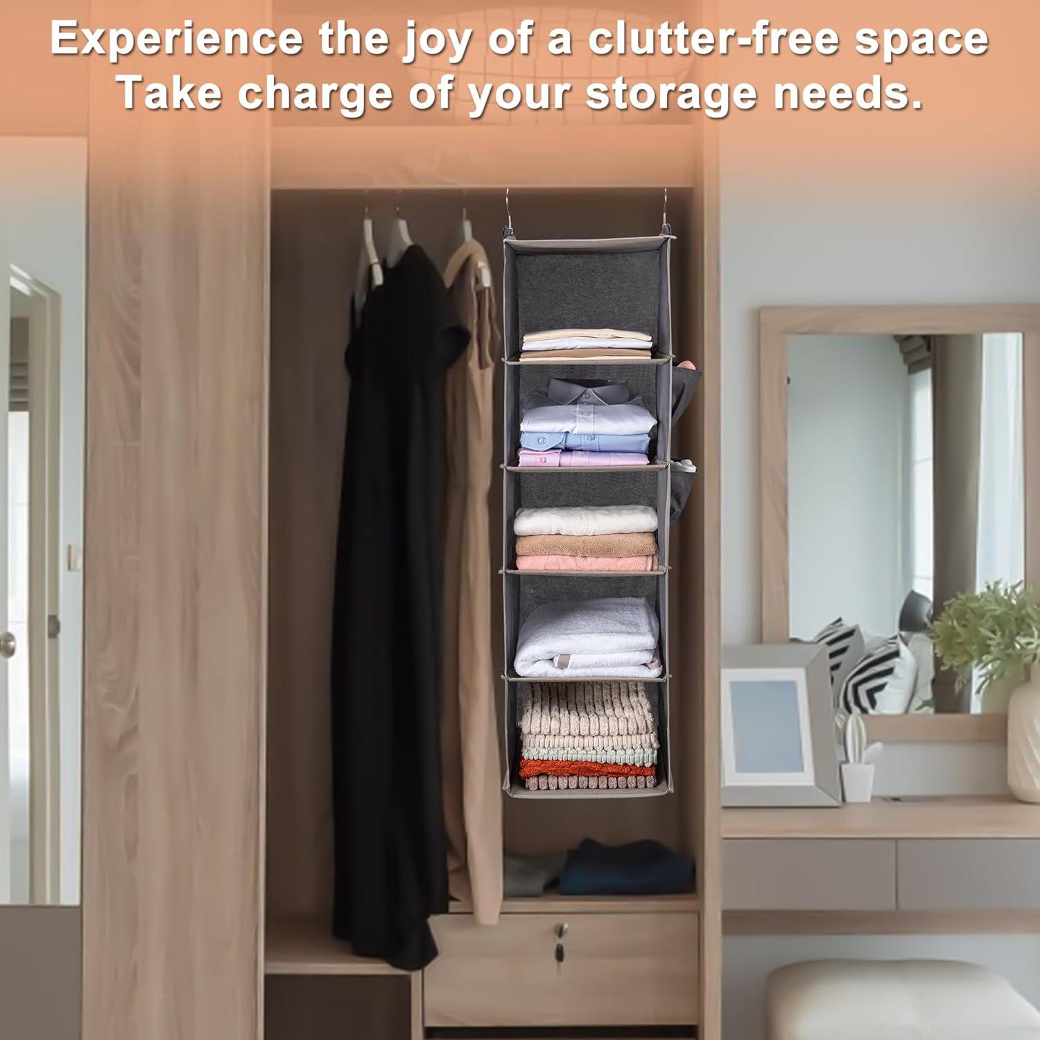 How We Maximized Our Closet​ Space ‍with BOOMIBOO's Hanging ⁢Organizer