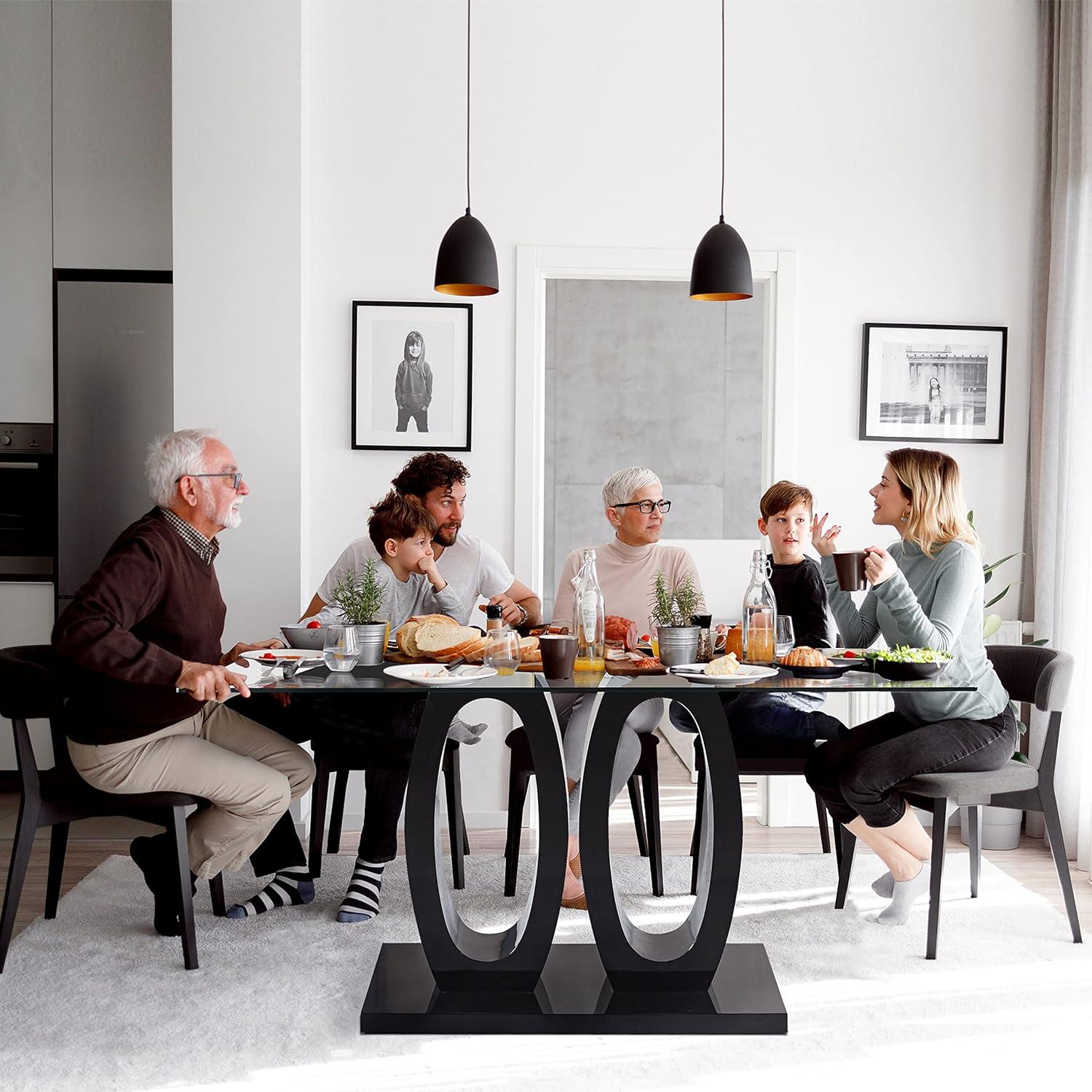 Why⁤ We Love the Knocbel Glass Dining Table's Modern ⁣elegance