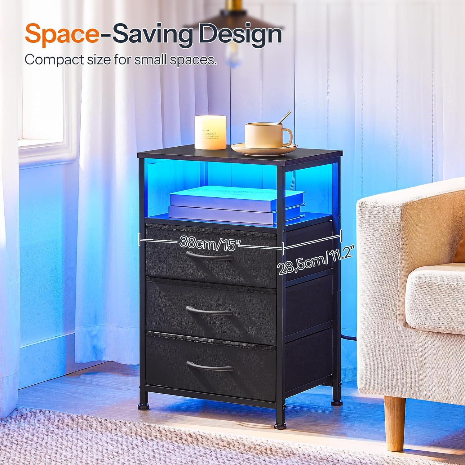 How We ​Found HOOBRO's Nightstand Perfect for storage⁤ & ‍Charging