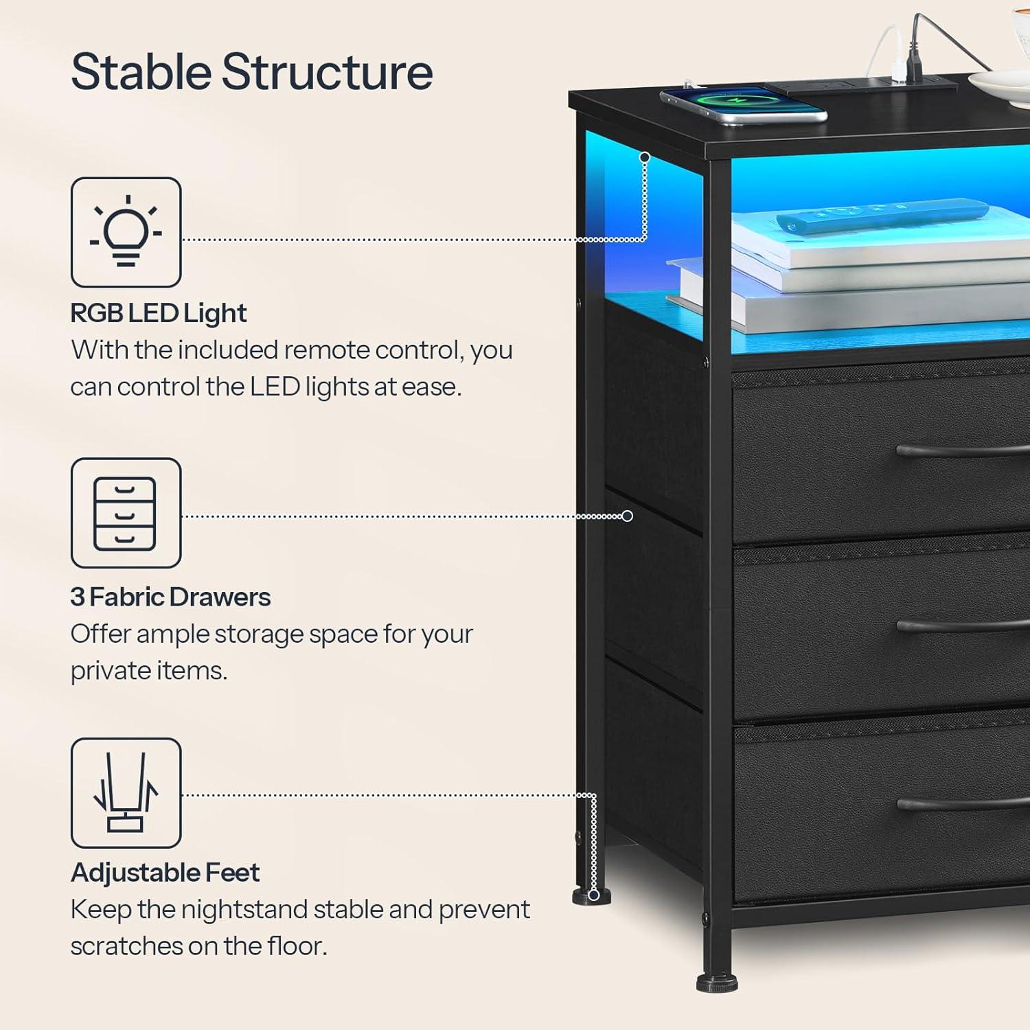 How⁢ We Found⁣ HOOBRO's Nightstand Perfect for Storage & Charging
