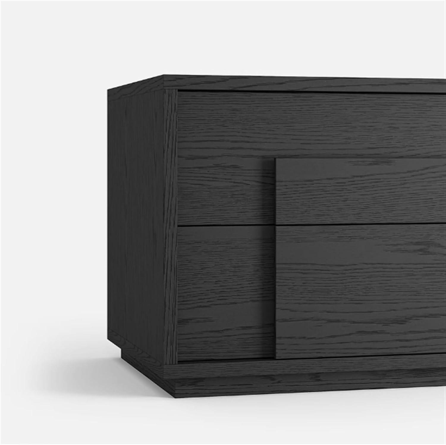 Our Take on the Sleek All Wood Brown &​ Black Nightstand