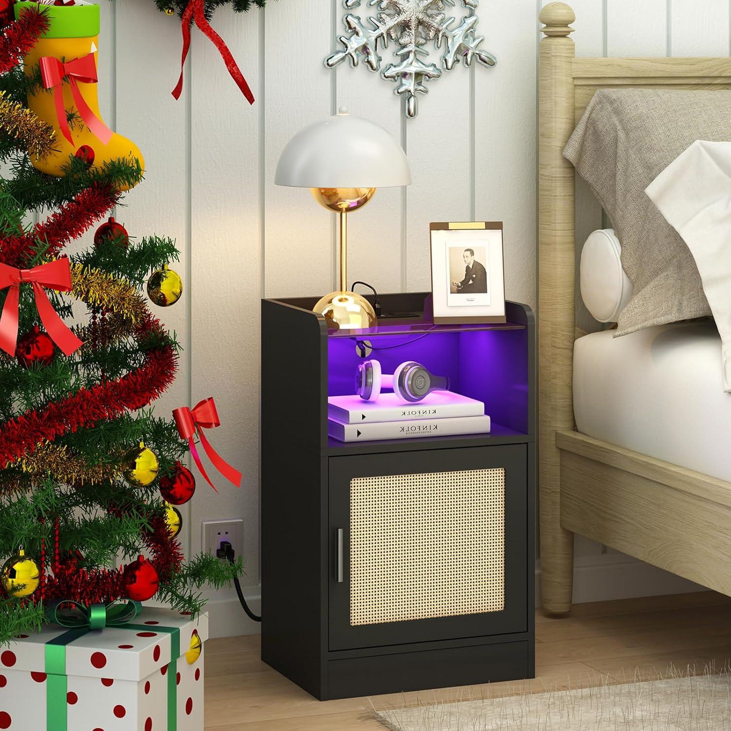 Our Honest Take: LAATOOREE Rattan ⁤Nightstand's Style ‍and Size
