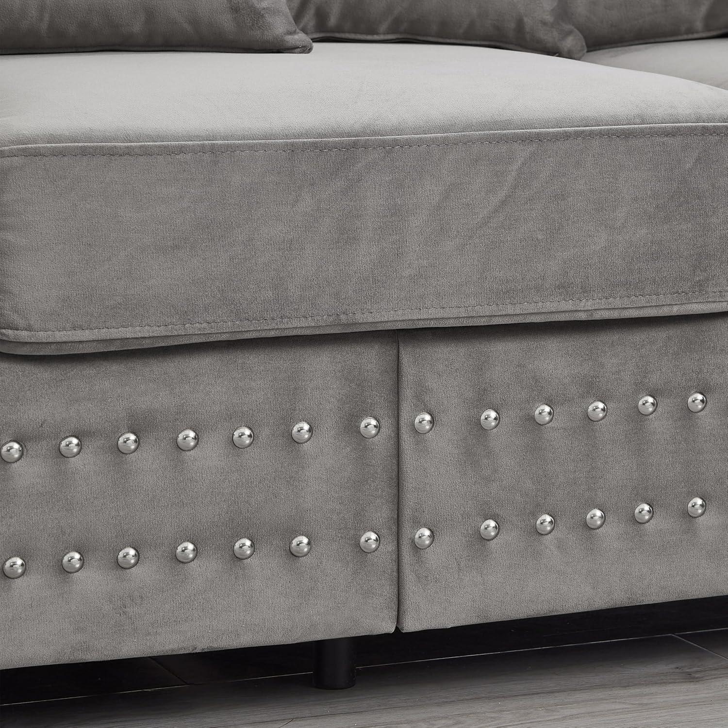 our take on ‌the Modern ​Velvet Grey Sofa Set: Stylish & Cozy Review