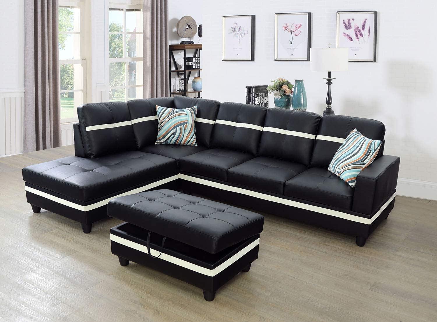 Top Faux Leather &⁢ Fabric Sofa Sets: Stylish Living Room Picks