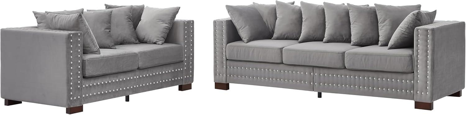 Our Take on the Modern Velvet grey Sofa Set: Stylish & Cozy Review