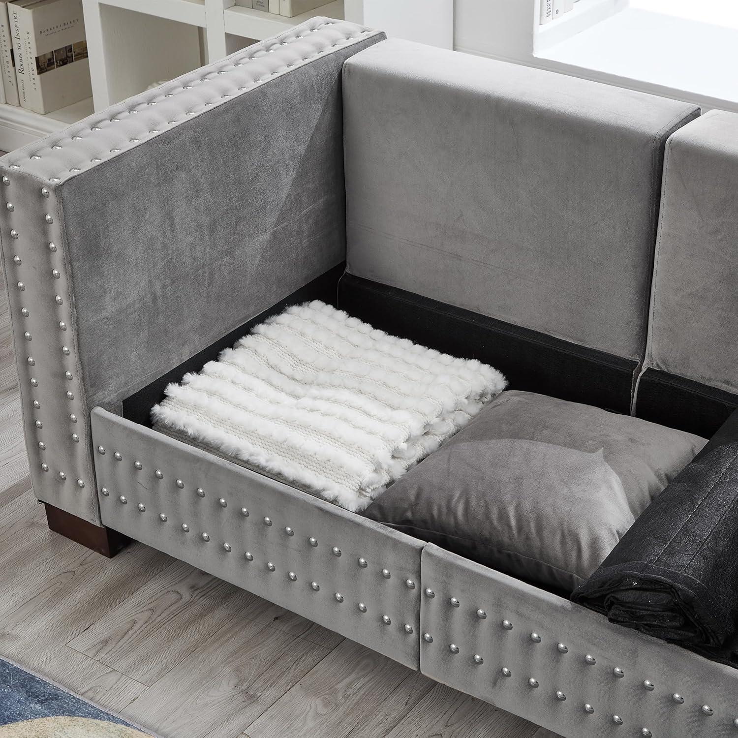 Our Take on the Modern Velvet Grey Sofa Set:‌ Stylish & Cozy Review