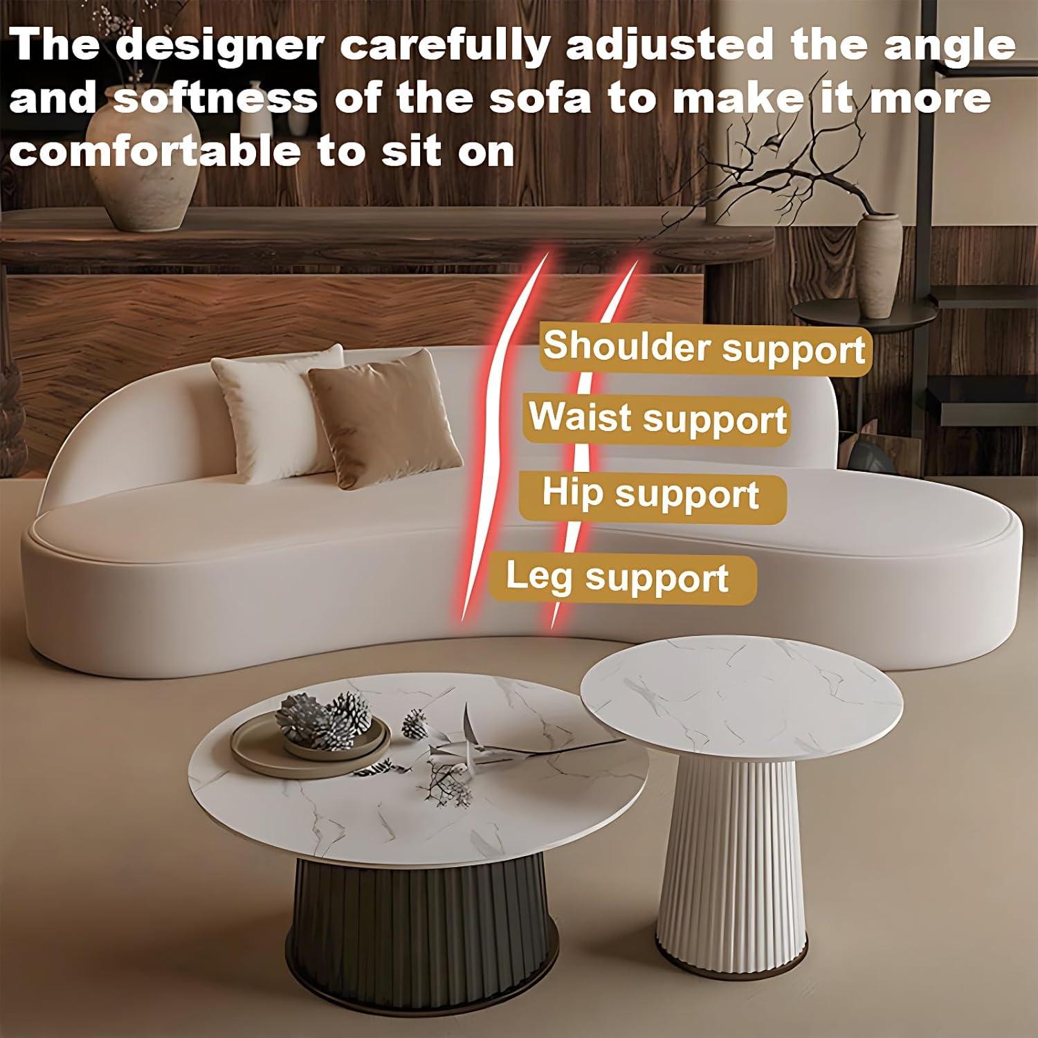 Experiencing Luxury and Comfort: Our Take on LyckTre's Curved Sofa
