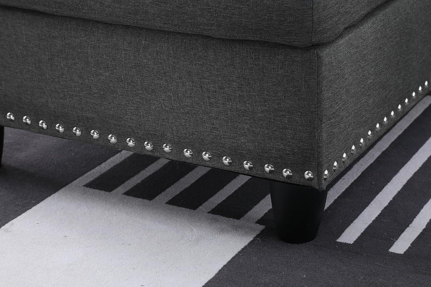 Our Take on the Stylish L-Shaped Sectional Sofa with Storage & Cup Holders