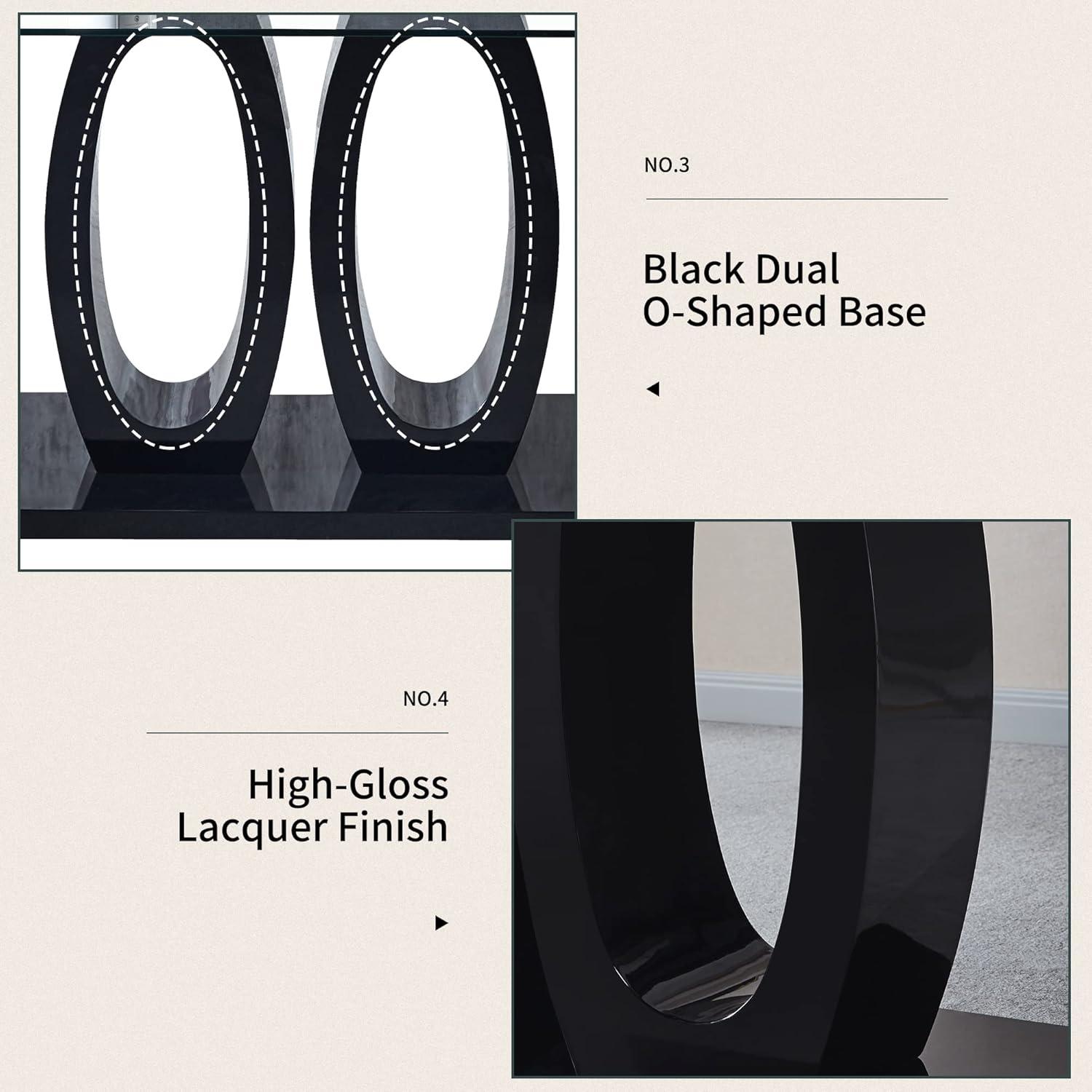 Why We ​Love ‍the Knocbel Glass Dining Table's Modern ⁣Elegance