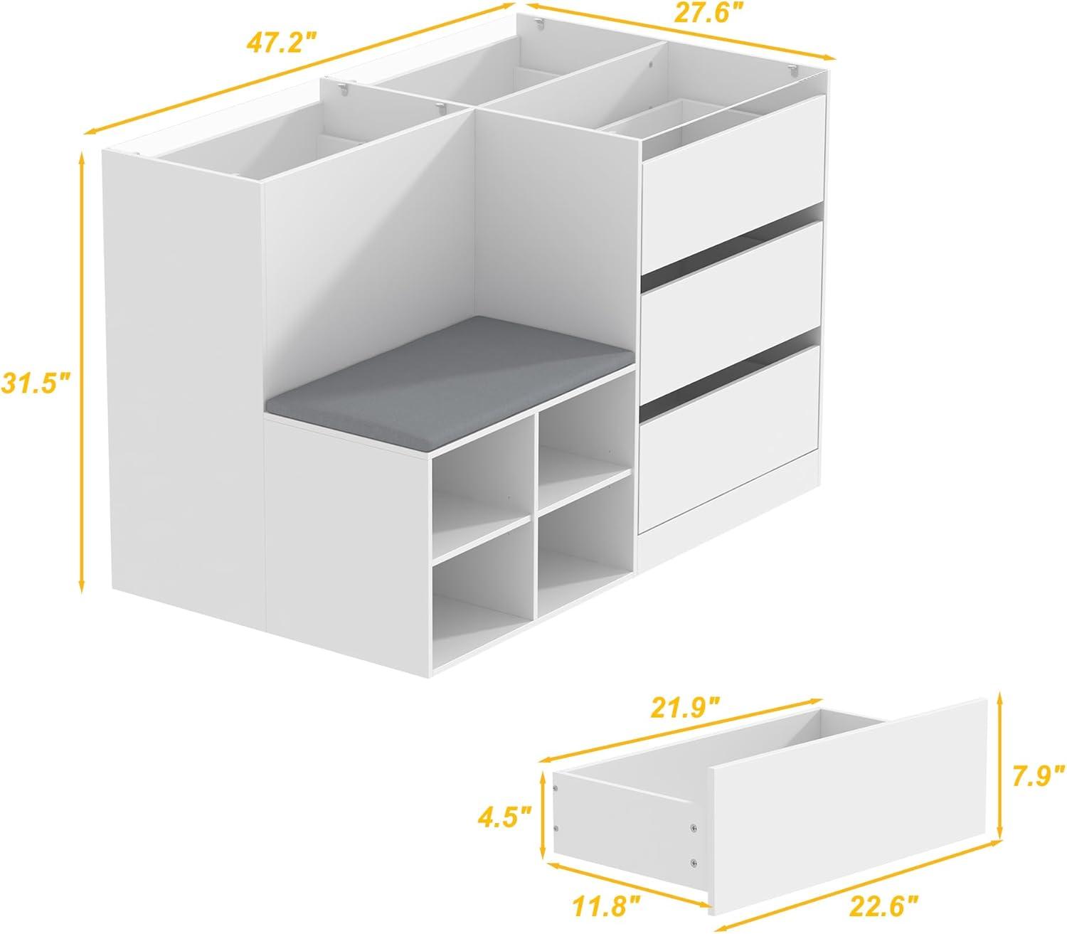 Our Take on ‍the homsee Wardrobe Island: ⁣Stylish⁢ Storage‌ & Seating